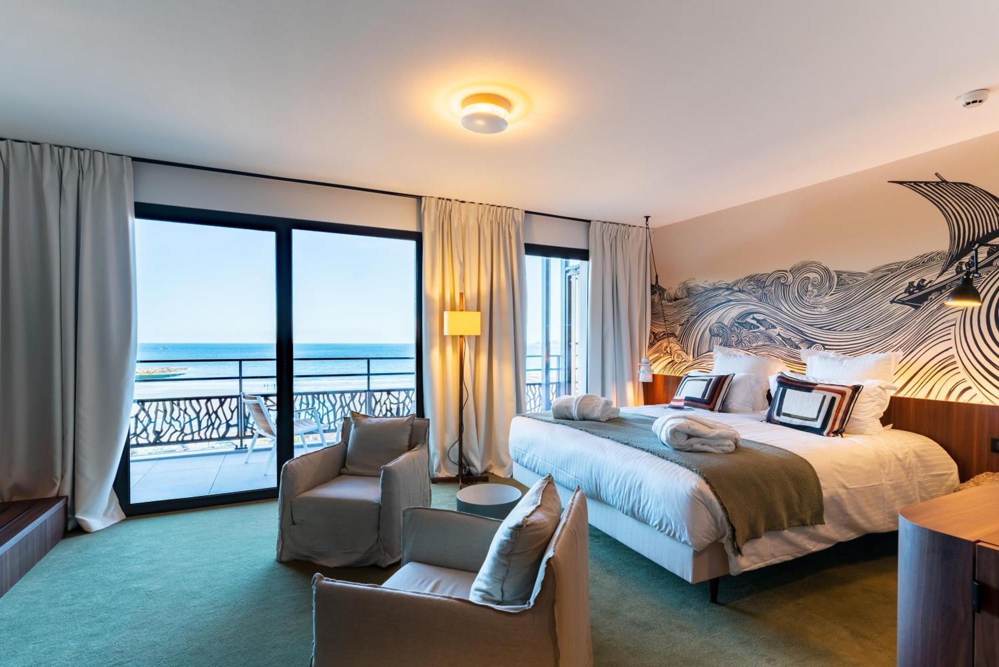 Hotel Roz Marine Thalasso Resort Perros-Guirec Exteriör bild